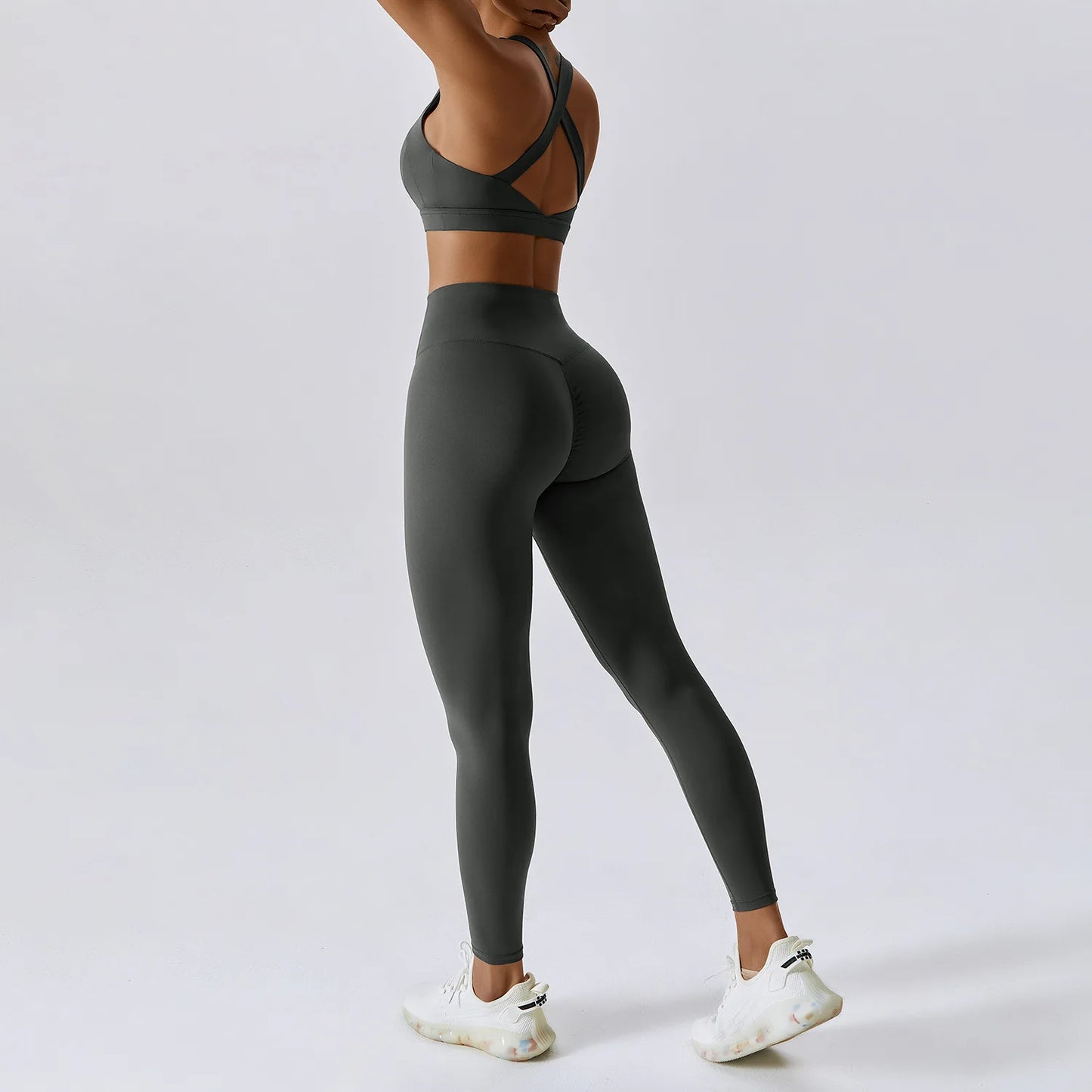 Set 2PCS Sports Suit Women Gym