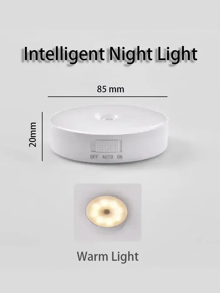 Smart Human Body Sensor  LED Night Lamp Emergency Automatic