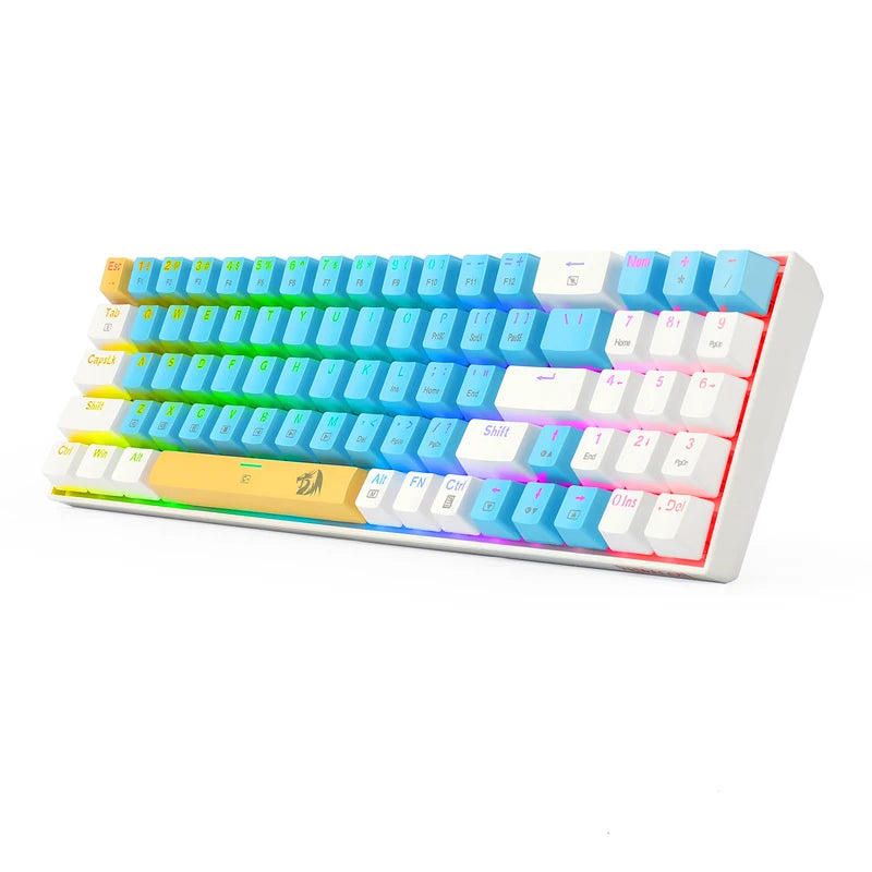 Redragon Gaming Mechanical Keyboard RGB Backlit 78 Keys Swith Anti-Dust
