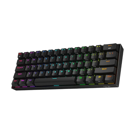 RGB 3-Mode 61 Keys Gaming Hot-Swap Mechanical Keyboard
