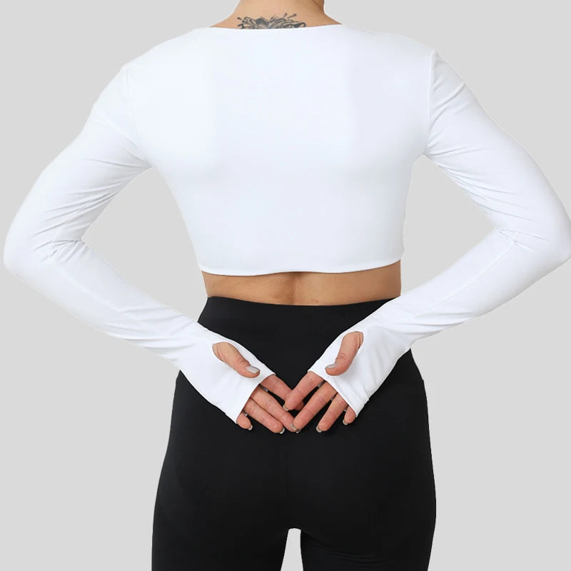 Crop Top Women Quick Dry Yoga Clothing