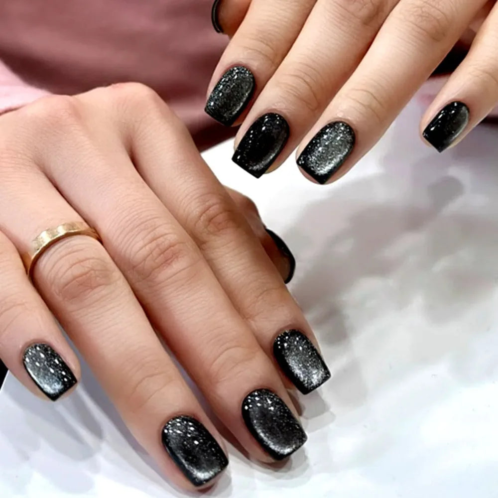 24pcs Cat's Eye Fake Nails