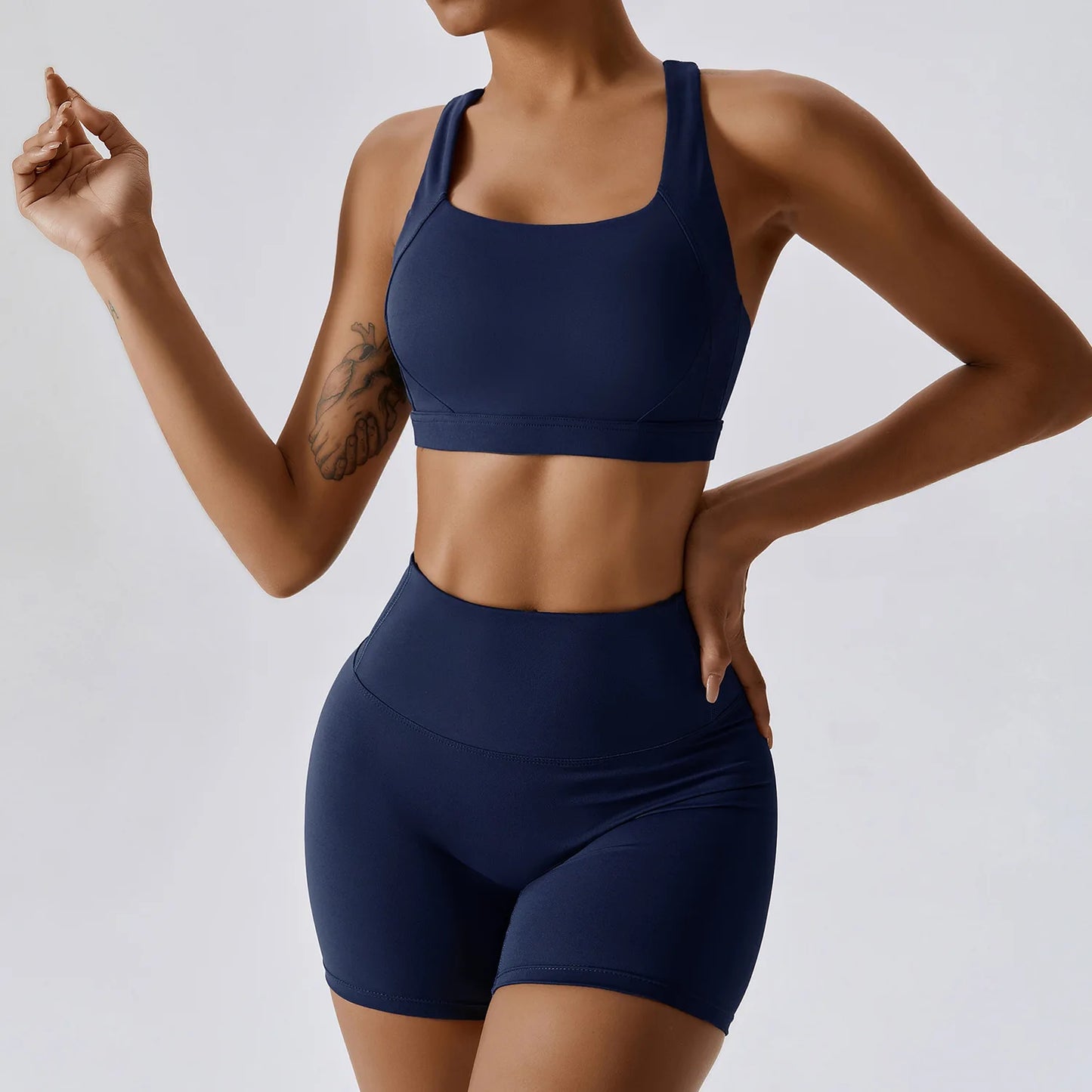 Set 2PCS Sports Suit Women Gym