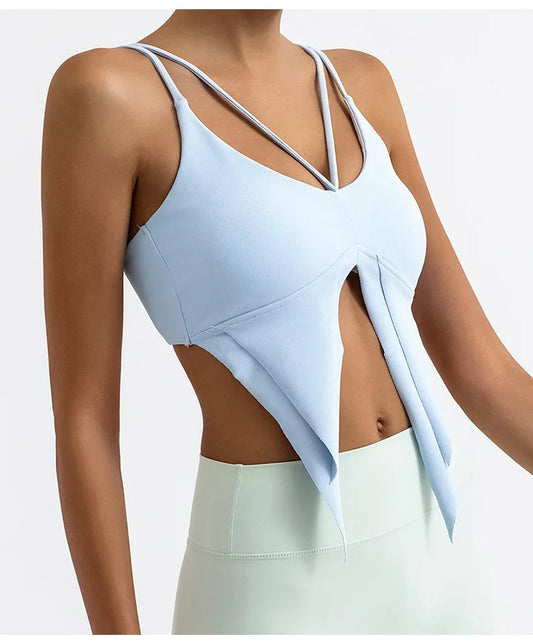 Fashion Quick-dry Yoga Double Shoulder Straps Unique Design
