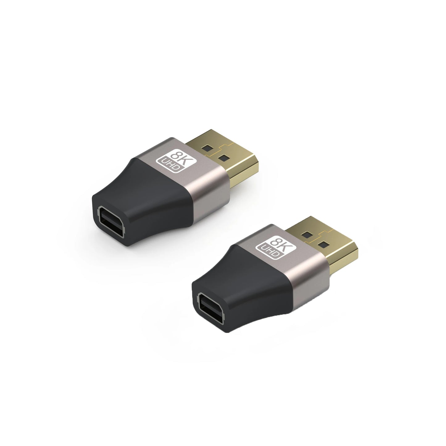 Mini DisplayPort to DisplayPort Adapter 8K60Hz DP2.1 Female to MiniDP Male Bi-Directional