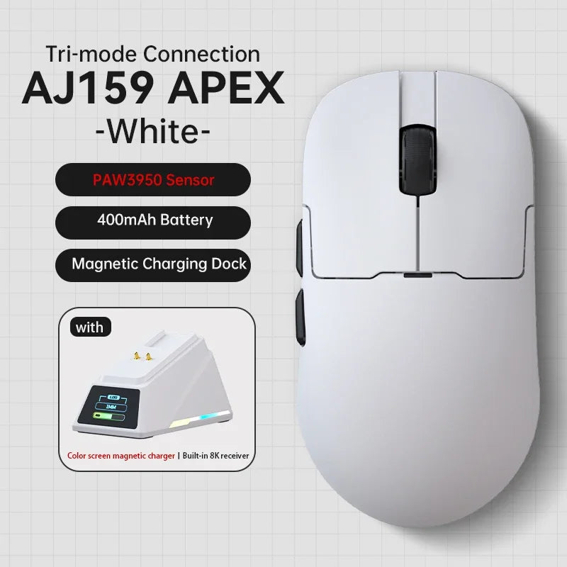 AJAZZ AJ159 2.4G USB Wireless Mouse Bluetooth 2.4G Gaming Mouse