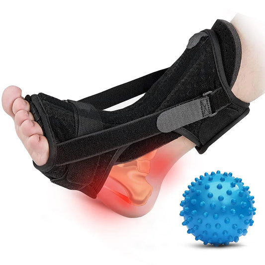 Plantar Fasciitis Night Splint Adjustable Foot Drop Orthotic Brace