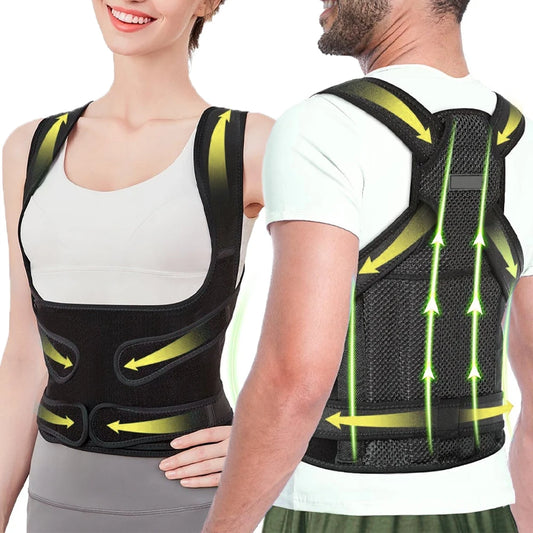 Back Brace and Posture Corrector for Men and Women,