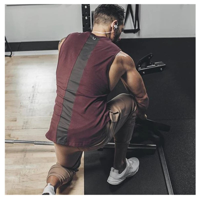 Training Clothing Quick Dry Bodybuilding Sleeveless Compression Shirts