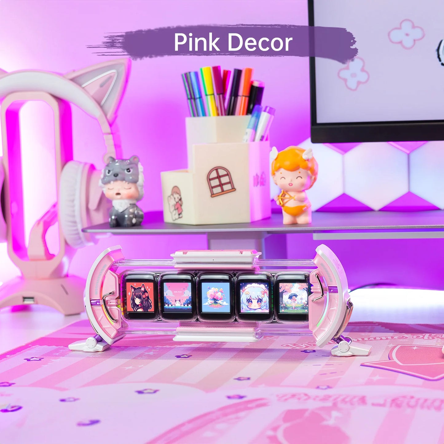 Divoom Times Gate - Cute Gaming Digital Clock with Smart App-Controlled