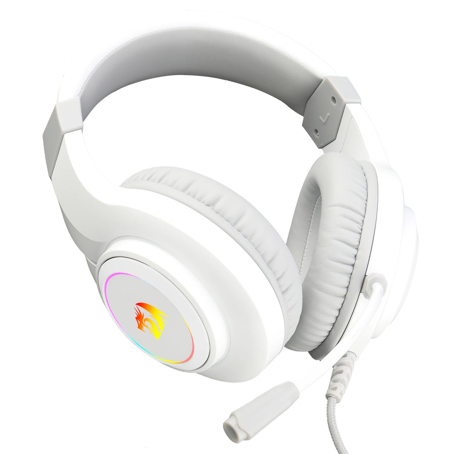 Redragon H260 RGB Gaming Headset Microphone Wired Compatible with Xbox One Nintendo Switch PS4 PS5 PCs Laptops Nintendo Switch