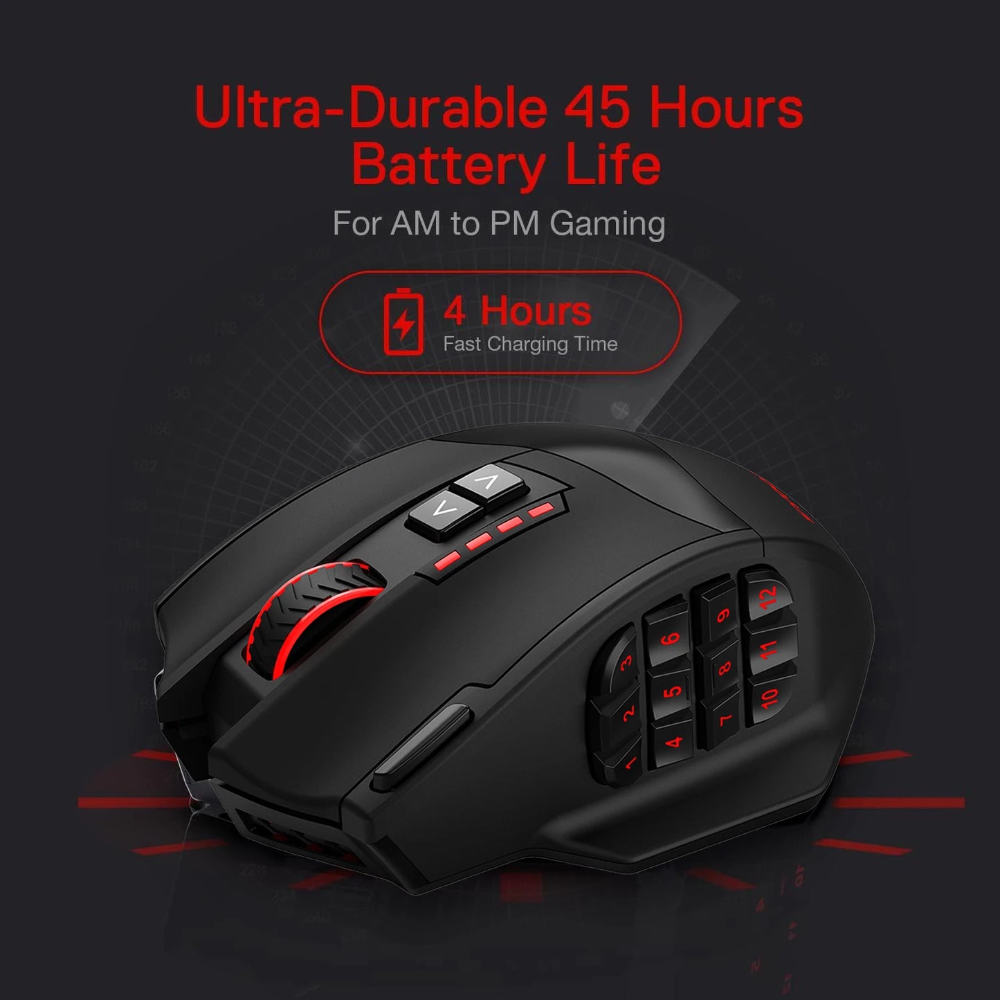 E-YOOSO X33 Impact Elite Wireless Gaming Mouse with 16 Programmable Buttons