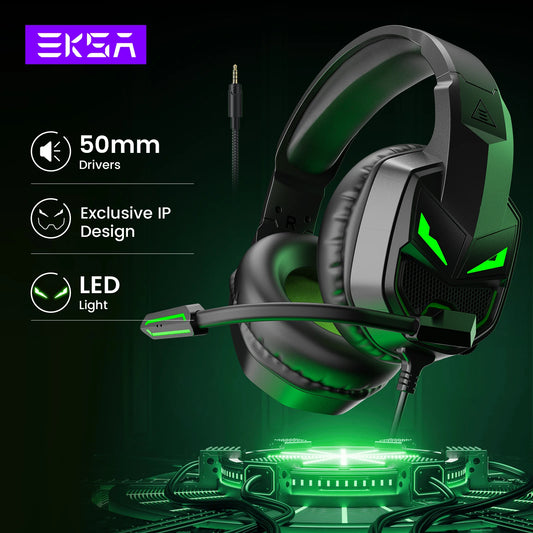 EKSA Fenrir PC Gaming Headphones with Noise Cancelling Microphone