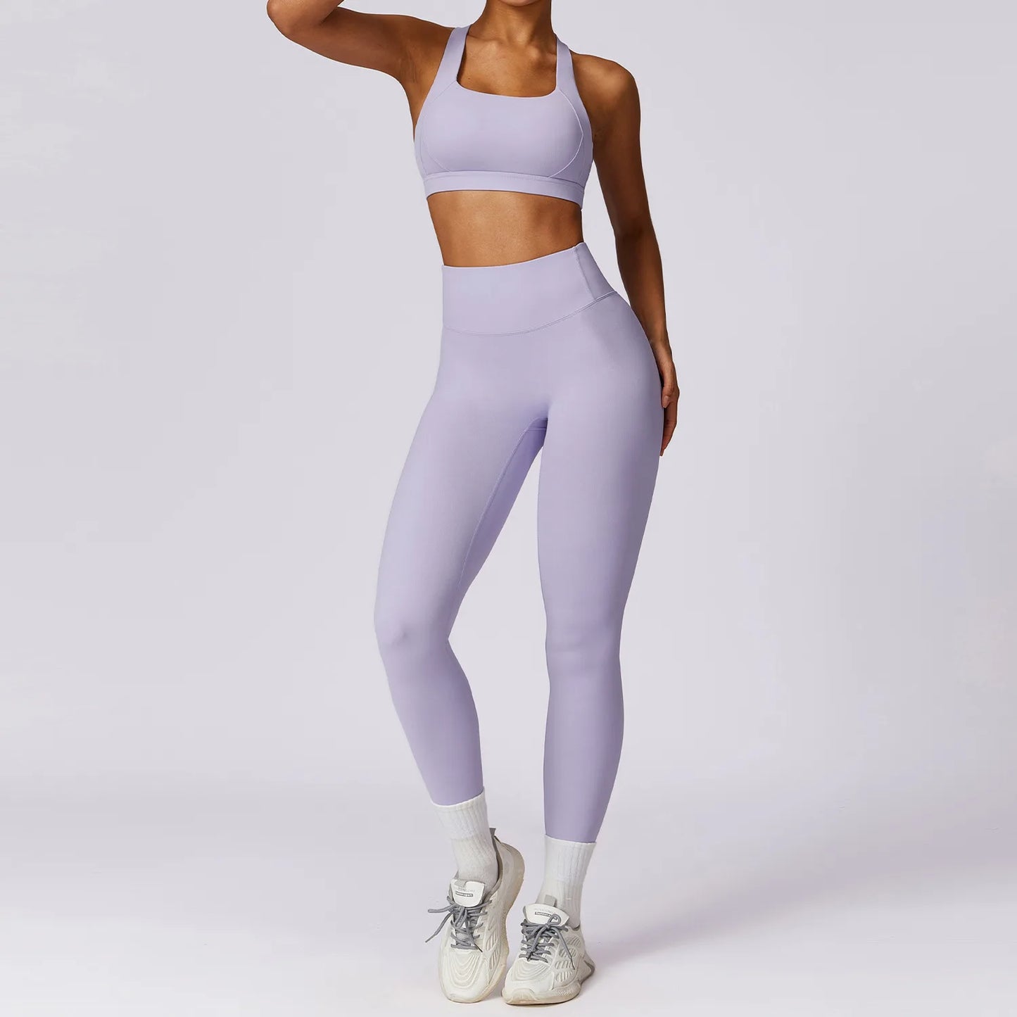 Set 2PCS Sports Suit Women Gym