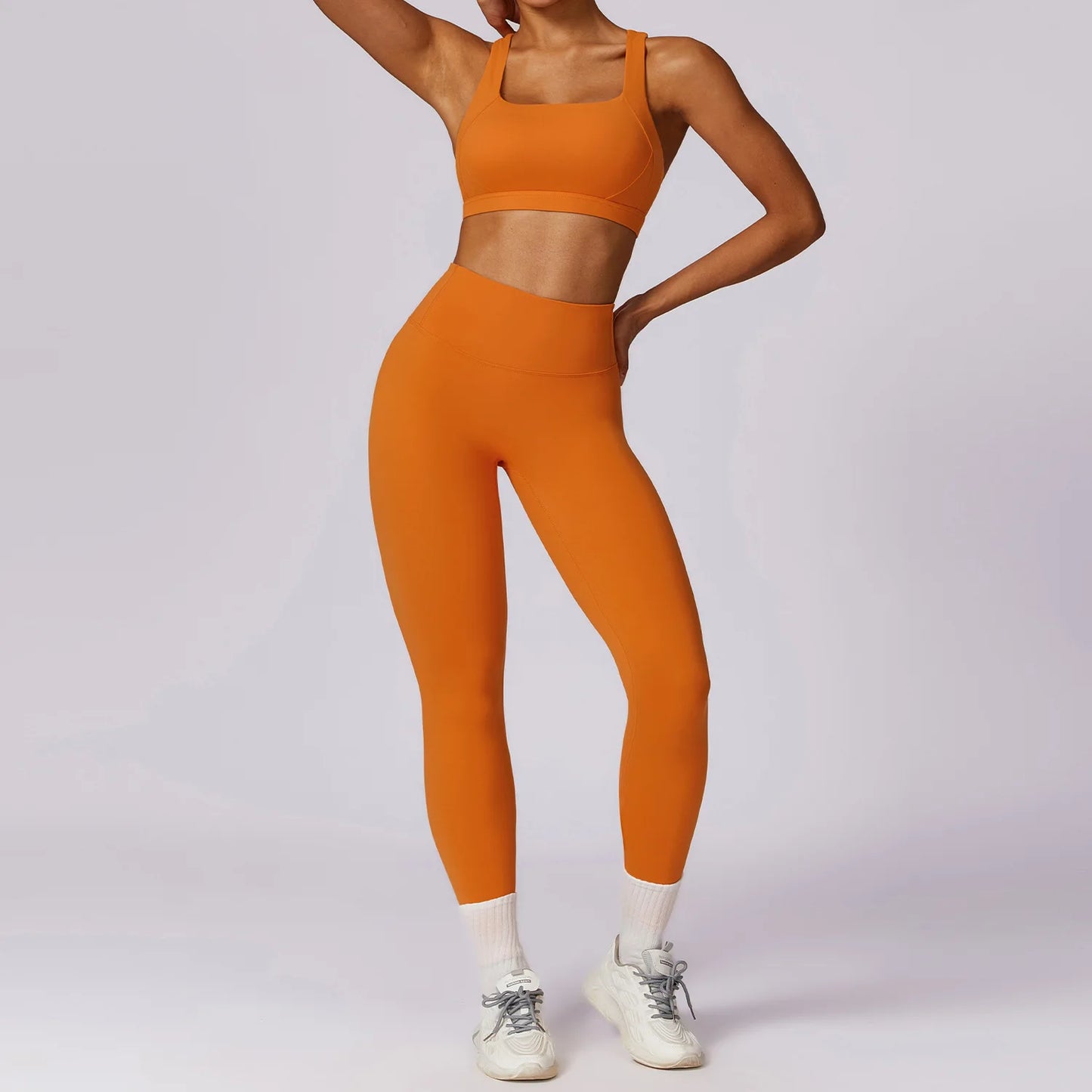 Set 2PCS Sports Suit Women Gym