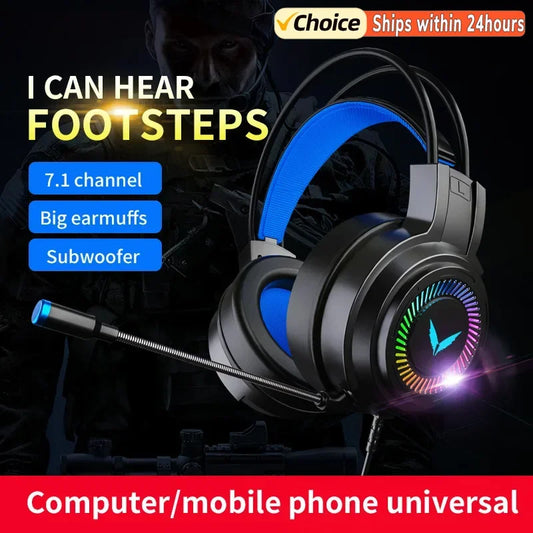 Headset 7.1 Stereo SVirtual Surround Bass Earphone
