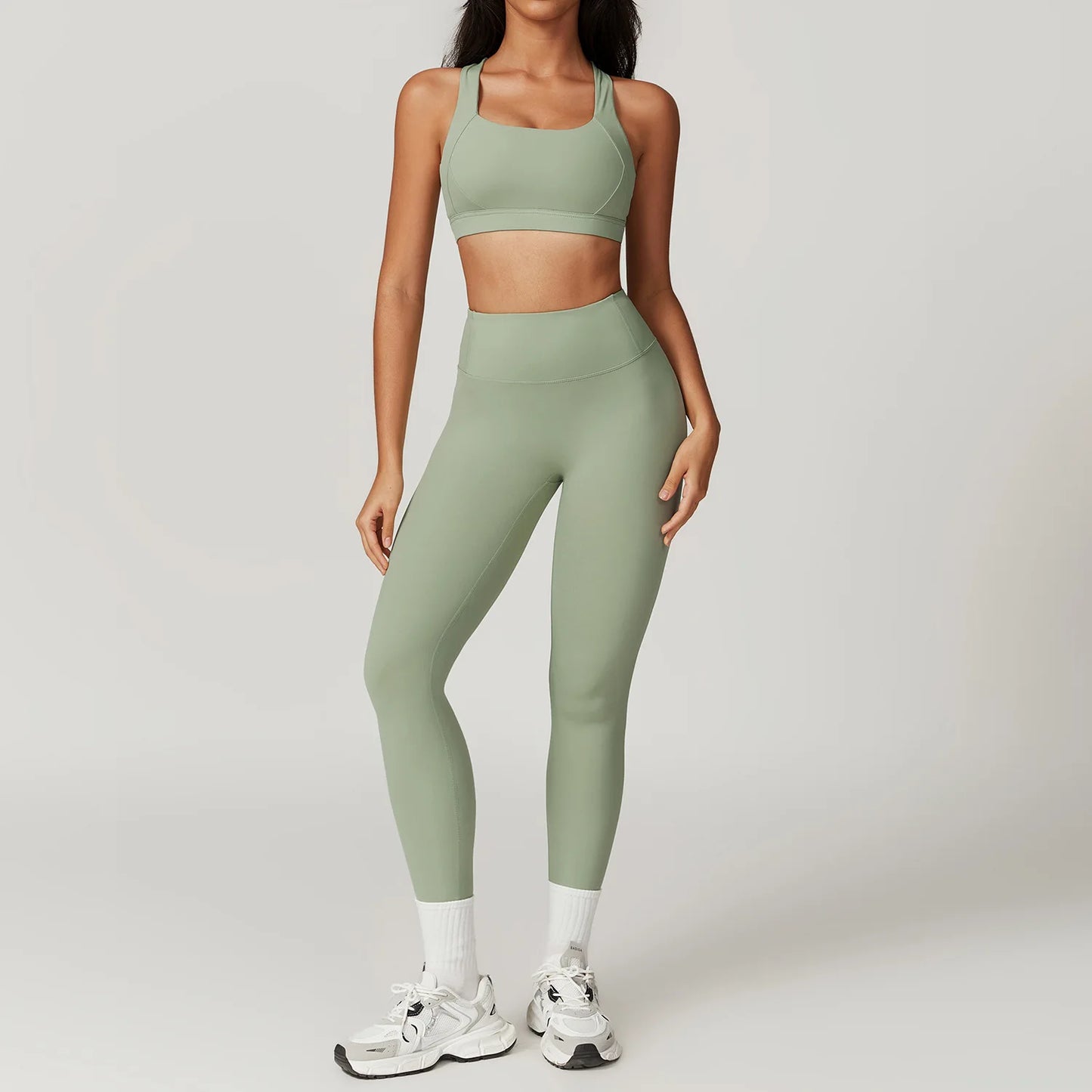 Set 2PCS Sports Suit Women Gym