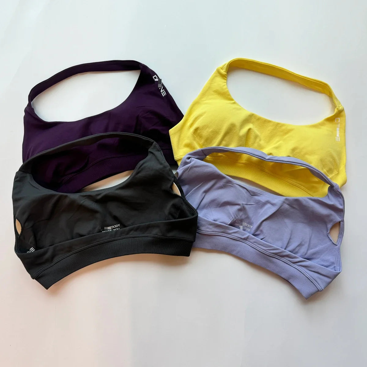 Top High Support Impact Push-up Open Back Gym wear Fitness Yoga Workout underwear