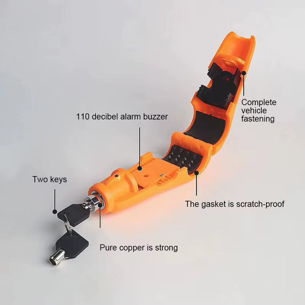 Sound Motorcycle Handlebar Lock Scooter Electric Vehicle Bicycle Safe Anti-Theft Accelerator Brake Padlock Motorcycle Accessorie