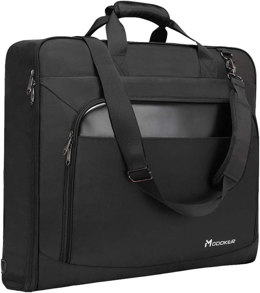 Suit Luggage Garment Bag with Shoulder Strap, Suit Carry on Bag Hanging Suitcase Garment Bags for Men Women Business Travel