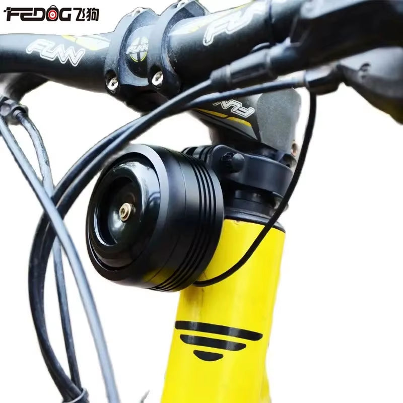 FEDOG Bicycle Electric Bicycle Scooter Electric Horn Alarm Electric Super Loud Horn, Remote Control Operation anti Theft Alarm