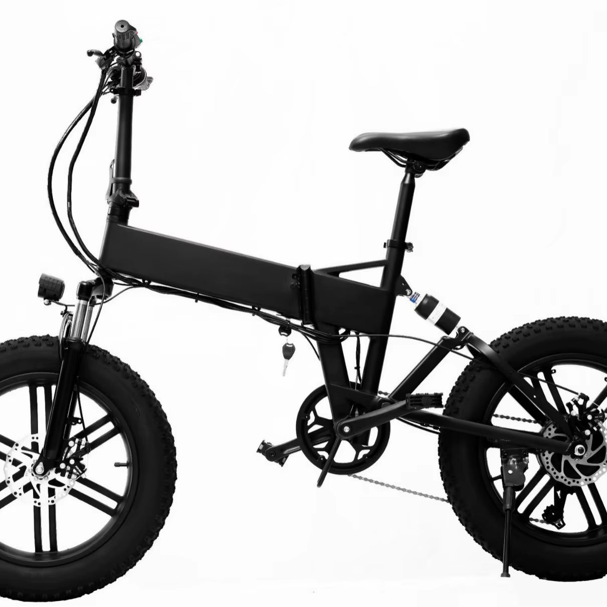 Driver'S Representative Folding Electric Bicycle Adult Portable Commuting Two Wheeled Electric Scooter Electric Dirt Bike