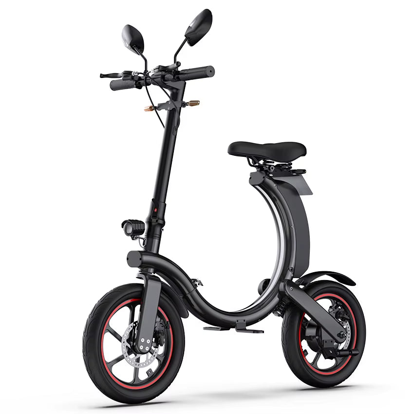 Driver'S Representative Folding Electric Bicycle Adult Portable Commuting Two Wheeled Electric Scooter Electric Dirt Bike