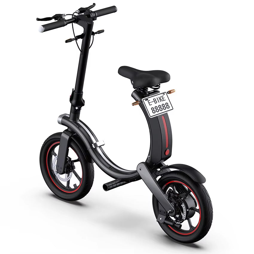 Driver'S Representative Folding Electric Bicycle Adult Portable Commuting Two Wheeled Electric Scooter Electric Dirt Bike